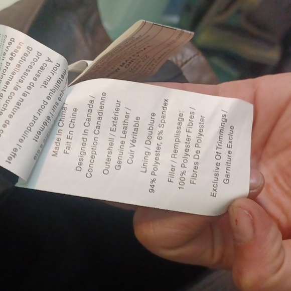 NWOT quilted Italian leather jacket - Picture 10 of 11